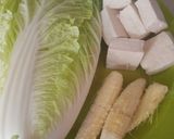 Foto langkah ke 1 dari resep Gule tahu sawi jagung muda.