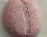 Foto langkah ke 14 dari resep Angkak Wijen Hitam Sourdough Bread.
