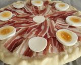 Foto del paso 4 de la receta Hojaldre de cebolla, panceta y huevo duro