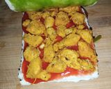 A picture of step 4 of Loaded Sandwiches.