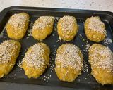 Foto del paso 5 de la receta: Tortitas de plátano macho con avena y horneadas