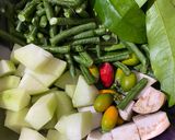 Foto langkah ke 1 dari resep Sayur Lodeh Tempe Tahu Bumbu Ulek.