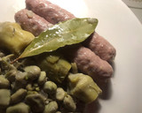 Foto del paso 7 de la receta: Habas mini con salchichas frescas