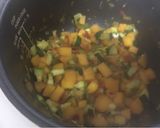 Foto del paso 3 de la receta Lentejas de pollo y calabaza con toque de curry y Canela