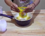 Foto langkah ke 3 dari resep Puding Mangga Dari Buah Asli Dengan Vla Susu keju.