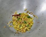 A picture of step 2 of Laal Saag/ Chaulai Saag(Red Amaranth).