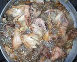 A picture of step 2 of Nigerian fried chicken.