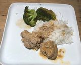 Une image de l'étape 6 de Boulettes de veau au curry rouge.