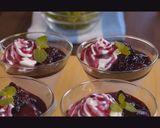 A picture of step 11 of Strawberry Yoghurt Mousse and Berry Sauce.