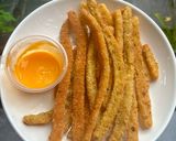Foto langkah ke 4 dari resep Frozen Long Fries Cheesy Potato.
