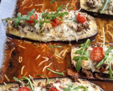 Foto del paso 5 de la receta: Berenjenas gratinadas rellenas con carne picada