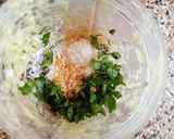 A picture of step 2 of Raw mango and coconut dry chutney.