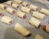 Foto del paso 2 de la receta: Hojaldres de queso y salchichas - Cena Rápida Fácil y Sin Gluten