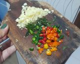 Foto langkah ke 1 dari resep Naget Saos Telur Asin.