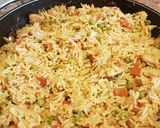 صورة لخطوة 12 من وصفة رز مع الخضار والدجاج