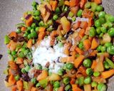 A picture of step 4 of Masala Oats.