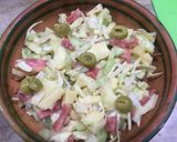 A picture of step 4 of Vegetable salad.
