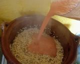 A picture of step 3 of Mexican Red Rice 😋.