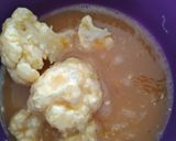 Sajt bundás karfiol, fűszeres, fokhagymás sült padlizsánnal recept fázis 4 fotója
