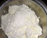 A picture of step 1 of Chhena balls.