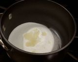 A picture of step 2 of Cheesecake Flan.