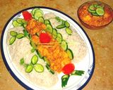 A picture of step 6 of Haider abadi chicken with simple rice #CookpadRamadan.