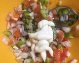 A picture of step 4 of Paneer Open Sandwich.