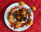 A picture of step 4 of Leftover Rice Bhajiya.