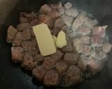 Foto langkah ke 6 dari resep Beef Saikoro Rice Bowl.