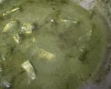 A picture of step 3 of Palak Paneer.