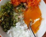 Hình bước làm 2 của món Chả ghẹ rau củ