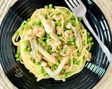 Foto del paso 6 de la receta: Spaghetti al curry con gambas y navajas al ajillo