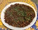 Une image de l'étape 14 de Pois chiches bruns aux tomates, oignon et épices.