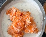A picture of step 5 of Gajar Muli ka Raita.