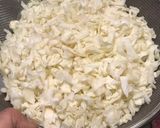 A picture of step 1 of Cabbage Masala Omelette.