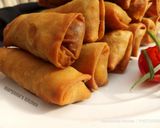 A picture of step 16 of Pastry spring rolls.