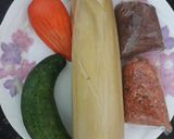 Hình bước làm 1 của món Bắp xào rau củ - món ăn vặt ngon