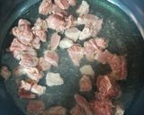 A picture of step 2 of Beef Goulash.