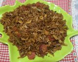Foto langkah ke 4 dari resep Mie Goreng Sosis Simple.