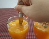 A picture of step 6 of Orange Punch.