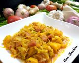 A picture of step 5 of Cabbage Carrots peas & potato vegetable.