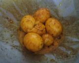 A picture of step 1 of Tamil egg gravy.