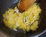 A picture of step 4 of Kesariya Meetha Chawal (Saffron Sweet Rice).