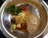 A picture of step 1 of Methi Muthiya (Steamed).