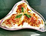 A picture of step 8 of Gujia Dahi Badas.