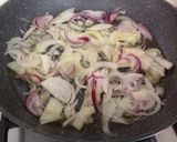 Foto del passaggio 2 della ricetta Bocconcini di vitello con peperoni e pane carasau a modo mio
