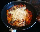 Foto del paso 4 de la receta Arroz integral con pollo y alcachofas al curry
