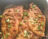 A picture of step 6 of Korean grilled chicken breasts.