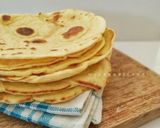 Foto langkah ke 10 dari resep Roti pita tipis (panggang teflon).