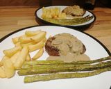 Foto langkah ke 10 dari resep Beef Steak Saus Jamur Ala Rumahan.
